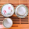 Bộ ấm trà ?? Gốm Sứ Bát Tràng ?? bộ ấm chén,Trâu Bé hỏa biến đẹp cao cấp decor GOMPHUQUY ĐL03