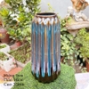 Lọ hoa decor ⚱ Gốm Sứ Bát Tràng ⚱ bình gốm cắm hoa trang trí nhà cửa men hỏa biến GOMPHUQUY TT08
