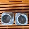 Bộ ấm chén uống trà ⚱ Gốm Sứ Bát Tràng ⚱ ấm trà Vân đá quai sứ hỏa biến GOMPHUQUY AC88