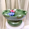 Minh Đường Tụ Thuỷ ⚱ Gốm Sứ Bát Tràng ⚱ bát sen thả hoa đẹp decor xanh cao cấp GOMPHUQUY