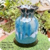 Lọ hoa decor ⚱ Gốm Sứ Bát Tràng ⚱ bình gốm cắm hoa trang trí nội thất men hỏa biến GOMPHUQUY TT07