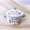 Bát đĩa decor ?? Gốm Sứ Bát Tràng ?? bộ nồi mini vẽ màu đẹp cao cấp GOMPHUQUY HTG09