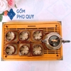 Bộ ấm trà ?? Gốm Sứ Bát Tràng ?? bộ ấm chén,Quả Hồng gấm hoa cao cấp decor GOMPHUQUY THH02