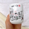 Cốc sứ,ly sứ ?? Gốm Sứ Bát Tràng ?? cốc uống nước,trà sữa,Cốc Hà Nội decor đẹp GOMPHUQUY