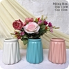 Lọ hoa decor ?? Gốm Sứ Bát Tràng ?? bình gốm cắm hoa,Lọ Múi Thẳng cao cấp hỏa biến GOMPHUQUY TM23