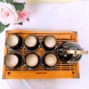 Bộ ấm trà ?? Gốm Sứ Bát Tràng ?? bộ ấm chén,Rùa Xước hỏa biến decor cao cấp GOMPHUQUY THH04
