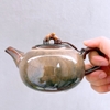 Bộ ấm trà ?? Gốm Sứ Bát Tràng ?? bộ ấm chén,Quả Hồng gấm hoa cao cấp decor GOMPHUQUY THH02