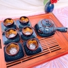 Bộ ấm chén uống trà ⚱ ấm trà Quai Ngang Nhỡ Cẩm Lai Xanh ⚱ Gốm Sứ Bát Tràng GOMPHUQUY HN19