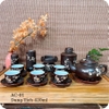 Bộ ấm chén uống trà ⚱ Gốm Sứ Bát Tràng ⚱ ấm trà Long cao cấp tử sa GOMPHUQUY AC01