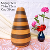Lọ hoa decor ⚱ Gốm Sứ Bát Tràng men khô ⚱ bình gốm cắm hoa,Giọt Nước Đại đẹp GOMPHUQUY TT13