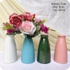 Lọ hoa decor ?? Gốm Sứ Bát Tràng ?? bình gốm cắm hoa,Lọ Sake Phình S2 cao cấp GOMPHUQUY TM30