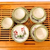 Bộ ấm chén uống trà ?? Gốm Sứ Bát Tràng ?? bộ ấm trà,Gốc Cây bé Sen đẹp decor GOMPHUQUY ĐL02 ​​​​​​