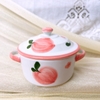 Bát đĩa decor ?? Gốm Sứ Bát Tràng ?? bộ nồi mini vẽ màu đẹp cao cấp GOMPHUQUY HTG09