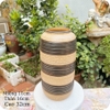 Bình hoa decor ⚱ Gốm Sứ Bát Tràng ⚱ bình gốm cắm hoa trang trí nội thất men khô GOMPHUQUY TT10