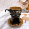 Cốc sứ,ly sứ ⚱ Gốm Sứ Bát Tràng ⚱ cốc cafe, tách cafe đun nóng cao cấp decor đẹp GOMPHUQUY