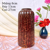 Bình hoa decor ⚱ Gốm Sứ Bát Tràng men kim sa hoả biến ⚱ bình gốm cắm hoa đẹp GOMPHUQUY TT12