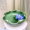 Minh Đường Tụ Thuỷ ⚱ Gốm Sứ Bát Tràng ⚱ bát sen thả hoa đẹp decor xanh cao cấp GOMPHUQUY