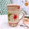 Ly sứ,cốc sứ ☕ Gốm Sứ Bát Tràng ☕ cốc tách lọc trà vẽ đáy tròn cao cấp decor GOMPHUQUY