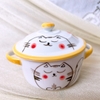 Bát đĩa decor ?? Gốm Sứ Bát Tràng ?? bộ nồi mini vẽ màu đẹp cao cấp GOMPHUQUY HTG09
