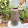 Bình hoa decor ⚱ Gốm Sứ Bát Tràng ⚱ bình gốm cắm hoa trang trí nhà cửa men khô GOMPHUQUY TT05