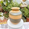 Bình hoa decor ⚱ Gốm Sứ Bát Tràng ⚱ bình gốm cắm hoa trang trí men khô GOMPHUQUY TT06