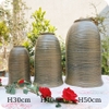 Bình hoa decor ⚱ Gốm Sứ Bát Tràng ⚱ bình gốm cắm hoa trang trí nội thất men khô GOMPHUQUY TT04