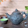 Bộ ấm trà ⚱ Gốm Sứ Bát Tràng ⚱ bộ ấm chén uống trà Hoa Trâm khay sen tử sa GOMPHUQUY AC66
