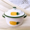 Bát đĩa decor ?? Gốm Sứ Bát Tràng ?? bộ nồi mini vẽ màu đẹp cao cấp GOMPHUQUY HTG09