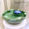 Minh Đường Tụ Thuỷ ⚱ Gốm Sứ Bát Tràng ⚱ bát sen thả hoa đẹp decor xanh cao cấp GOMPHUQUY