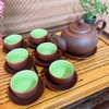 Bộ ấm chén uống trà ⚱ Gốm Sứ Bát Tràng ⚱ ấm trà Tống cao cấp tử sa GOMPHUQUY HH04