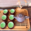 Bộ ấm chén uống trà ⚱ Gốm Sứ Bát Tràng ⚱ ấm trà Cây thấp cao cấp tử sa GOMPHUQUY HH10