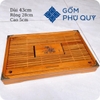 Bộ ấm chén uống trà ?? Gốm Sứ Bát Tràng ?? ấm trà quai sứ đen quệt decor đẹp GOMPHUQUY HN22