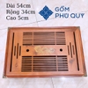 Bộ ấm chén uống trà ⚱ Gốm Sứ Bát Tràng ⚱ ấm trà Vuông cao câp tử sa GOMPHUQUY AC02