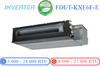 Mặt lạnh âm trần nối ống gió Model FDUT-KXE6F-E
