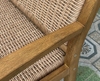 Ghế đan nhựa giả mây bench
