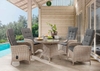 Bộ bàn 4 ghế Destiny Luna Vintage Polyrattan