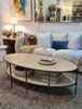 Bàn sofa oval phòng khách Gabby