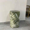 Đôn trang trí xoắn ngọc bích TRAVERTINE - Đá xi măng