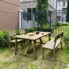 Bộ bàn ghế ăn ngoài trời Oban