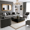 Bàn sofa vuông giả đá Blanc