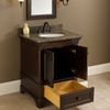 Tủ Lavabo Gỗ Nâu Espresso 25 inch