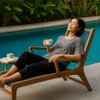 Ghế dài thư giãn Two Oceans có tay vịn