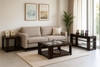 Bàn sofa mặt kính Livin'd Wood