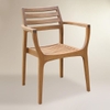 Ghế bành gỗ Teak Nhật Bản
