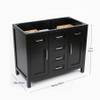 Khung tủ bếp gỗ Hudson Black 42inch