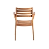 Bộ bàn ăn ngoài trời Miloo – Ghế bành gỗ Teak Article