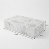 Bàn Sofa Thấp MARBLE PLINTH TRAVERTINE  - Đá Xi Măng