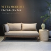 Ghế Sofa Góc Ngoài Trời Đan Dây Netta Modloft