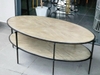 Bàn sofa oval phòng khách Gabby