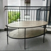 Bàn sofa oval phòng khách Gabby